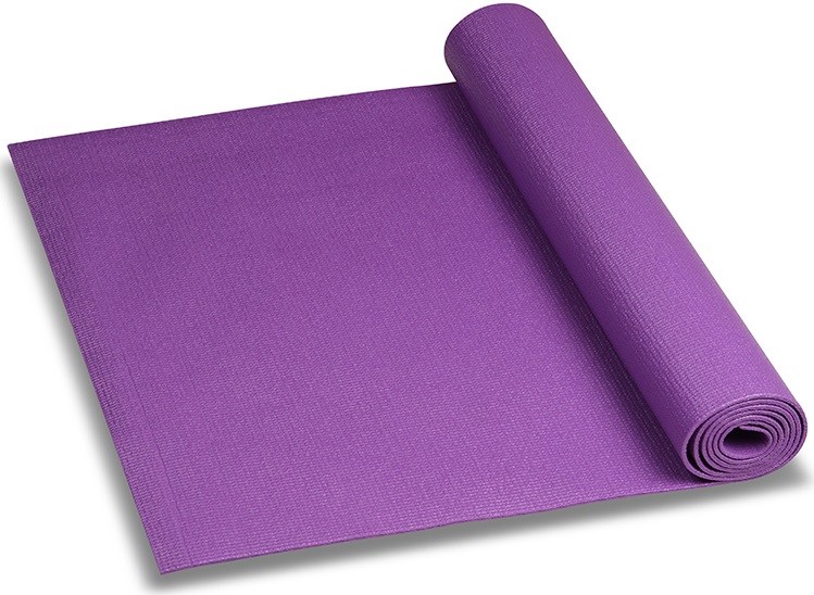 Гимнастический коврик для йоги, фитнеса Artbell YL-YG-101-05-PU 5мм фиолетовый - фото
