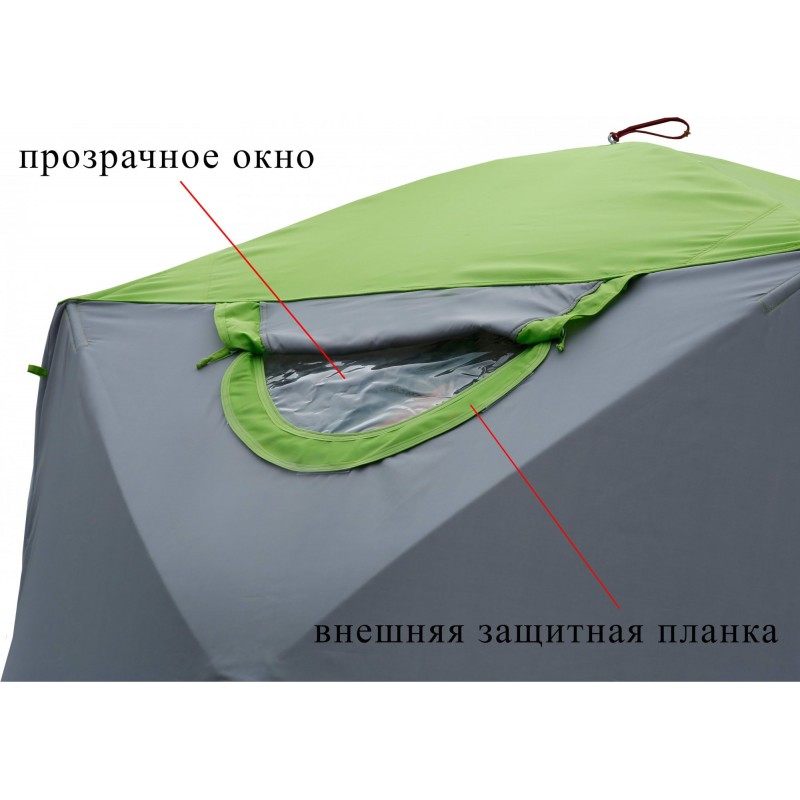 Окно прозрачное для палаток серии Лотос Куб (-40°С) - фото2