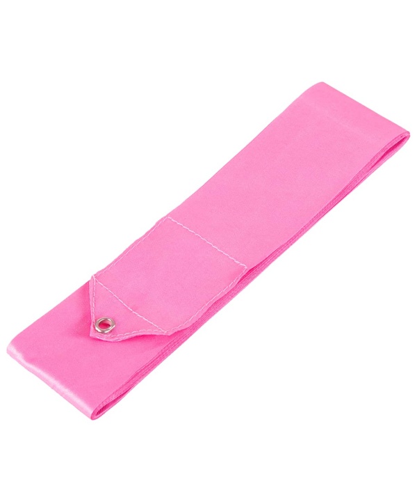 Лента гимнастическая Amely AGR-201 розовая 6м