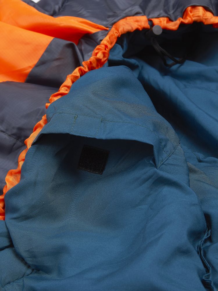 Спальный мешок туристический Atemi A1-18N (серый/оранжевый) 450 г/м2, -12 С - фото5