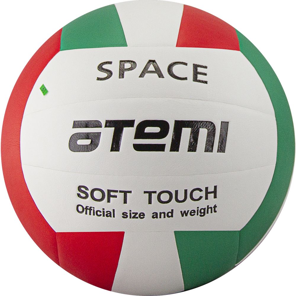 Мяч волейбольный №5 Atemi Space White/red/green - фото
