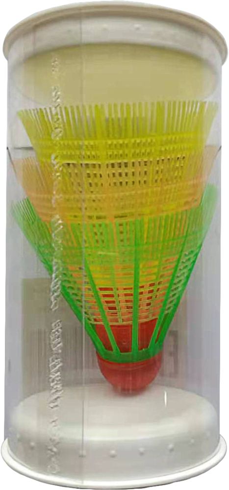 Набор воланов цветных Atemi BAV-6, пластик (3 шт) - фото2
