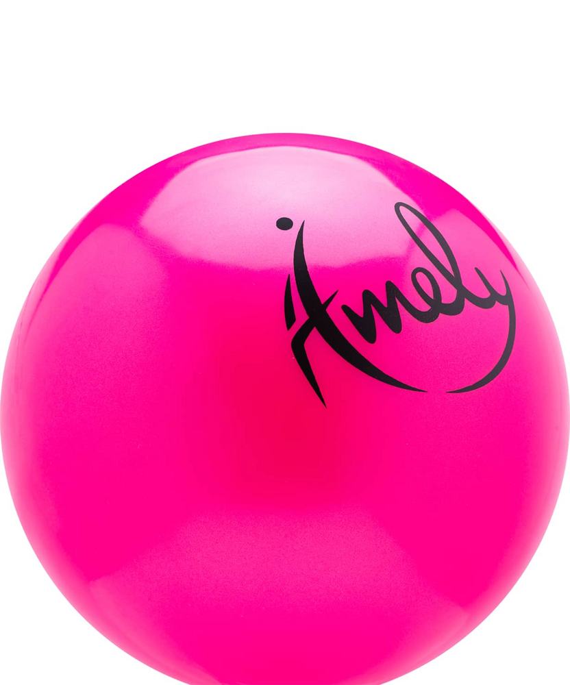 Мяч для художественной гимнастики Amely AGB-301 (15см, 280 гр) розовый