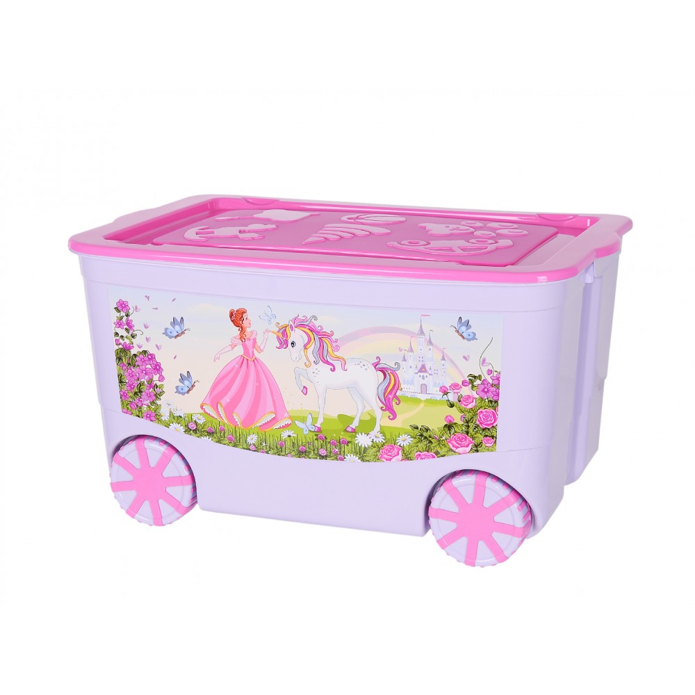 Ящик для хранения 80л KidsBox на колесах Эльфпласт 449 - фото3