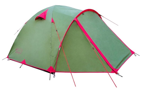 Палатка туристическая 2-х местная Tramp Lite Camp 2 (V2) (4000 mm) - фото