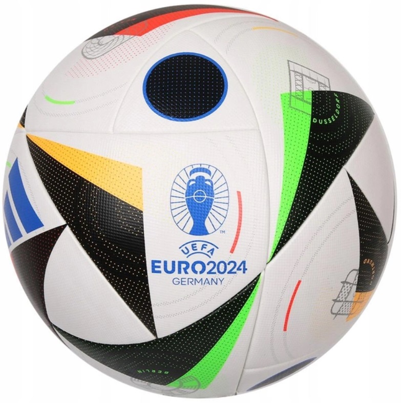Мяч футбольный №5 Adidas Fussballliebe Competition EURO 24 FIFA - фото