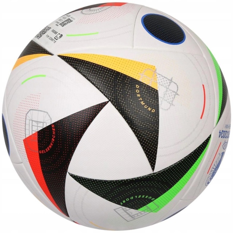 Мяч футбольный №5 Adidas Fussballliebe Competition EURO 24 FIFA - фото3