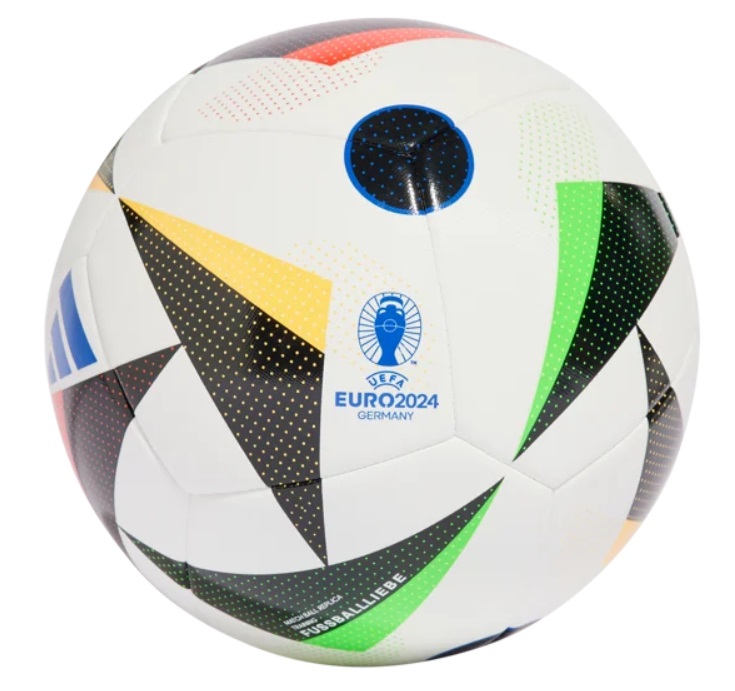 Мяч футбольный №5 Adidas Fussballliebe Match Ball Replica Training EURO 24 - фото2