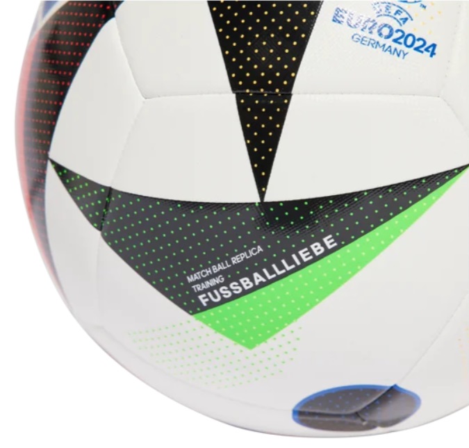 Мяч футбольный №4 Adidas Fussballliebe Match Ball Replica Training EURO 24 - фото3