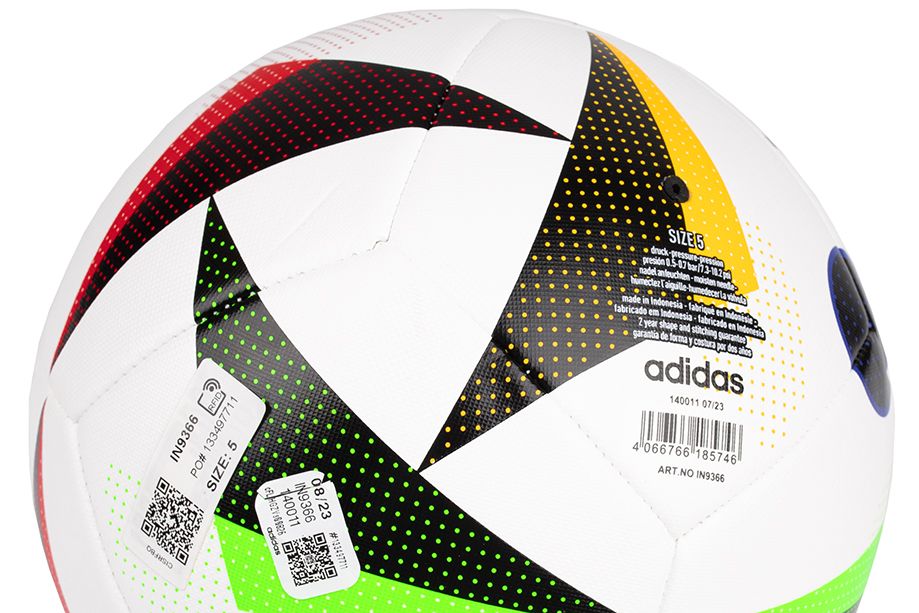 Мяч футбольный №5 Adidas Fussballliebe Match Ball Replica Training EURO 24 - фото5