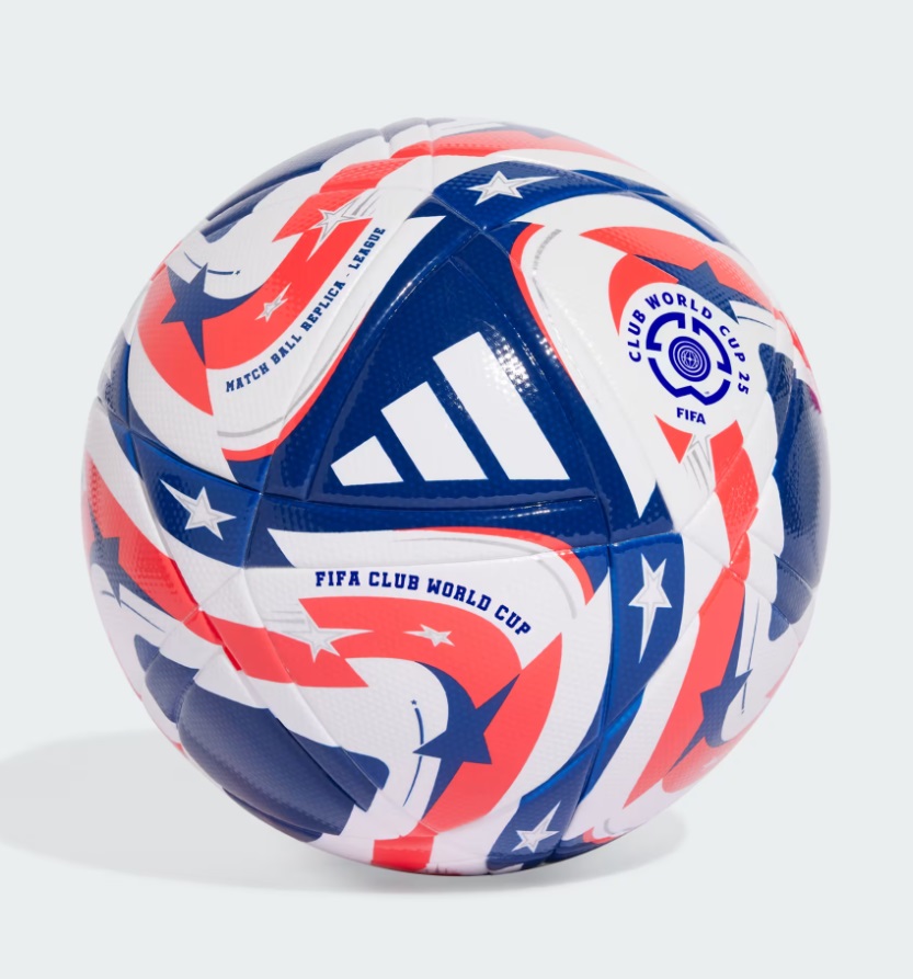 Мяч футбольный №5 Adidas FCWC League 2025 FIFA JD3824-5 - фото