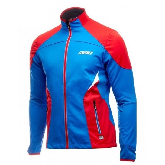 Куртка лыжная KV+ Lahti (синий/красный) р-р L - фото