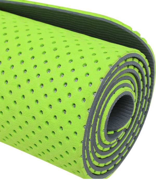 Гимнастический коврик для йоги , фитнеса Starfit FM-202 TPE 7 мм (зеленый)