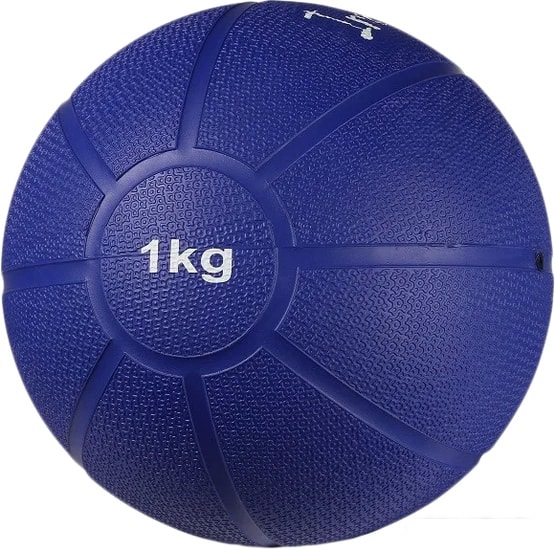 Медицинбол INDIGO 9056HKTB 1 кг, синий (резина) - фото2