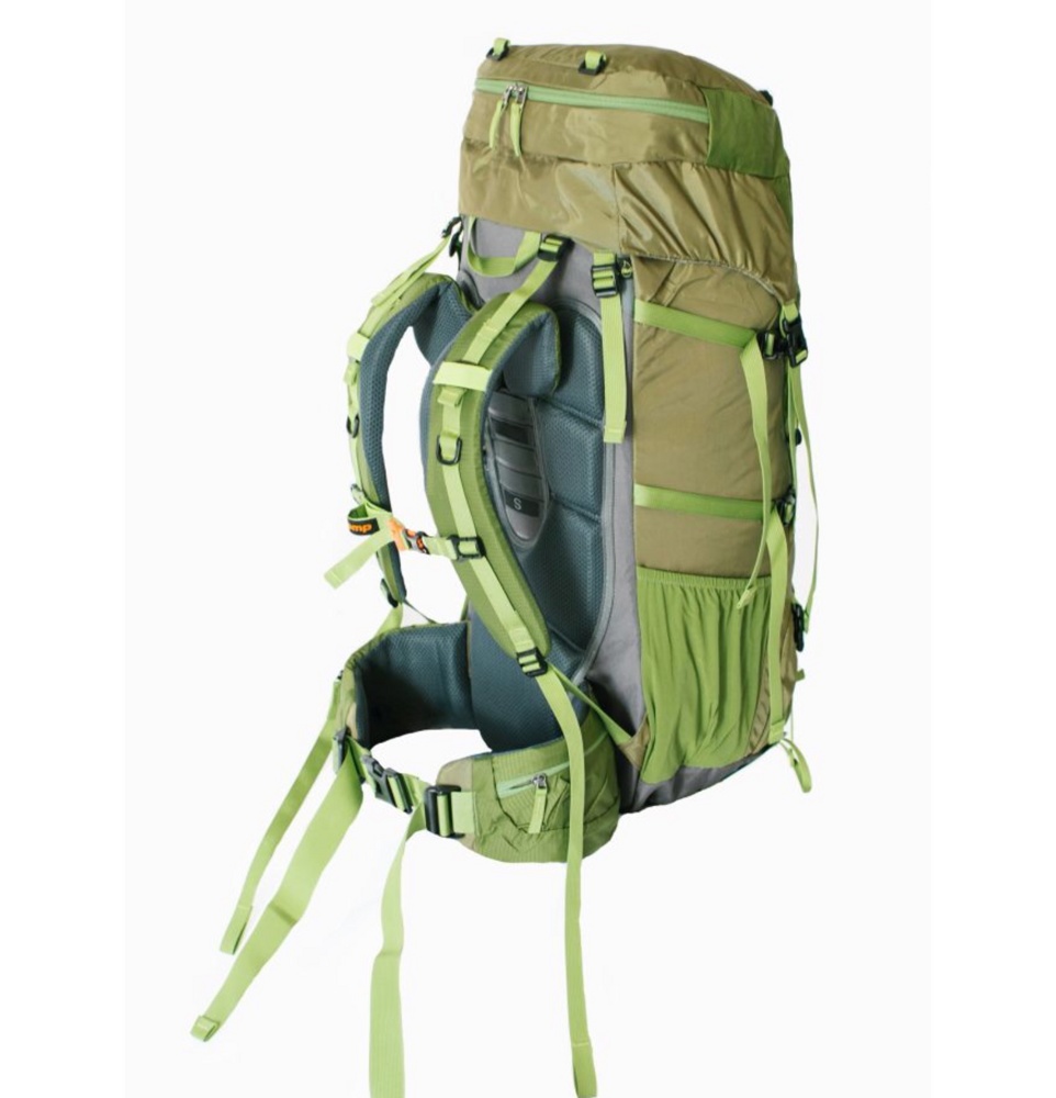 Рюкзак туристический Tramp Sigurd 60+10 (оливковый/зелёный) - фото2