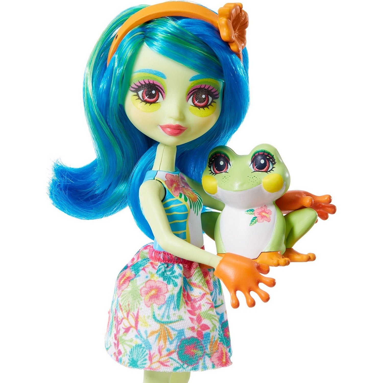 Кукла Тамика Квакша с питомцем лягушенок Берст 15см Enchantimals Mattel GFN43 - фото2