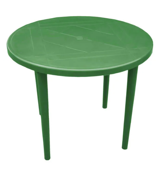 Стол пластиковый круглый СтандартПластикГрупп 130-0022 (900х710мм) цвета в ассортименте - фото2