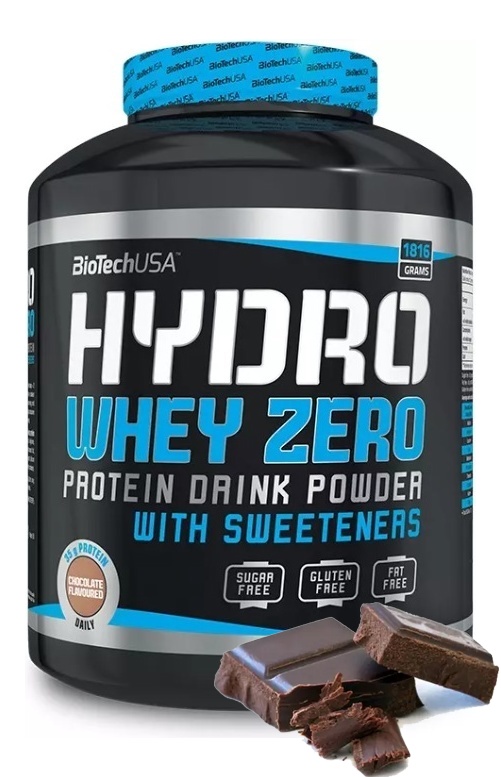 Протеин сывороточный (гидролизат) Hydro Whey Zero Biotech USA 1816г (шоколад) - фото