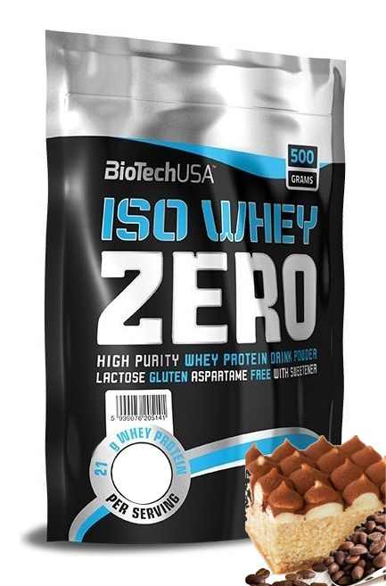 Протеин сывороточный (изолят) Iso Whey Zero Biotech USA 500г (тирамису) - фото
