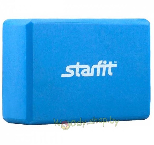 Блок для йоги Starfit FA-101 EVA синий - фото