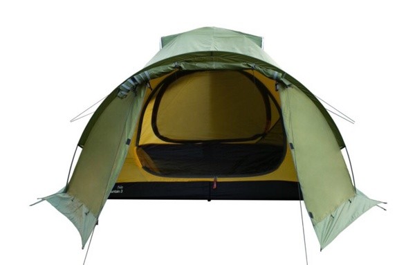 Палатка туристическая 3-х местная Tramp Mountain 3 (V2) Green (8000 mm)