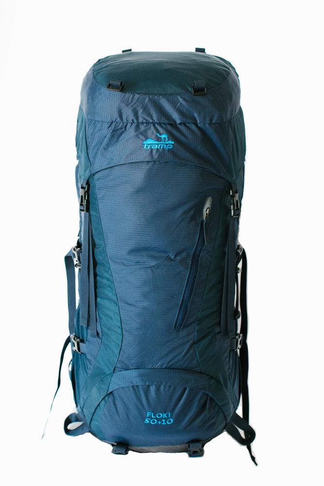 Рюкзак туристический Tramp Floki 50+10 (синий) - фото