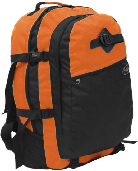 Рюкзак туристический Турлан Пик-40 л оранжевый/черный - фото