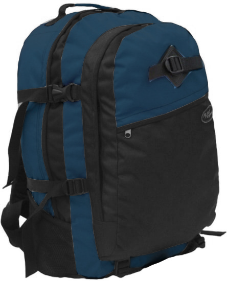 Рюкзак туристический Турлан Пик-40 л синий/черный - фото
