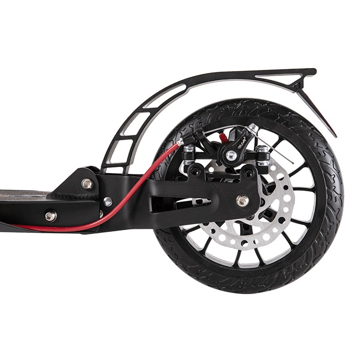 Самокат 2-х колесный Tech Team City Scooter Disk Brake 2022 (черный/красный)