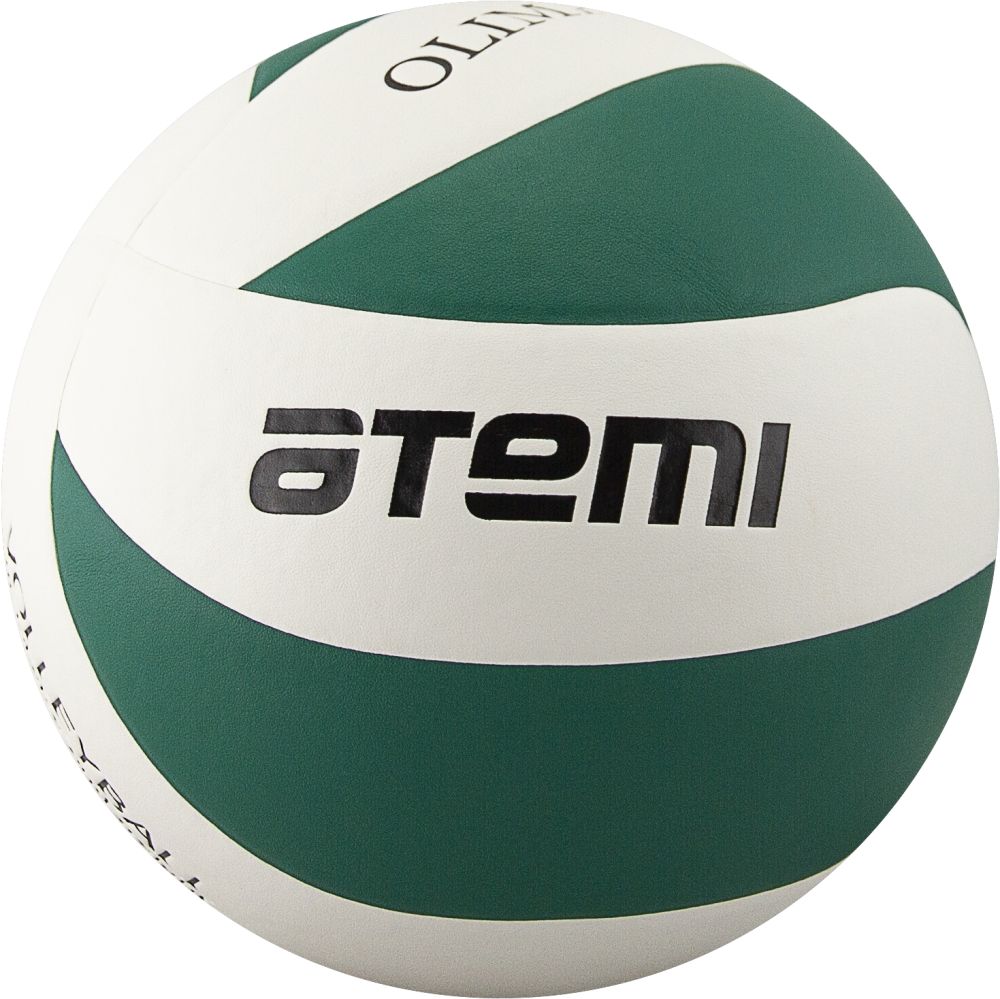 Мяч волейбольный №5 Atemi Olimpic White/green - фото