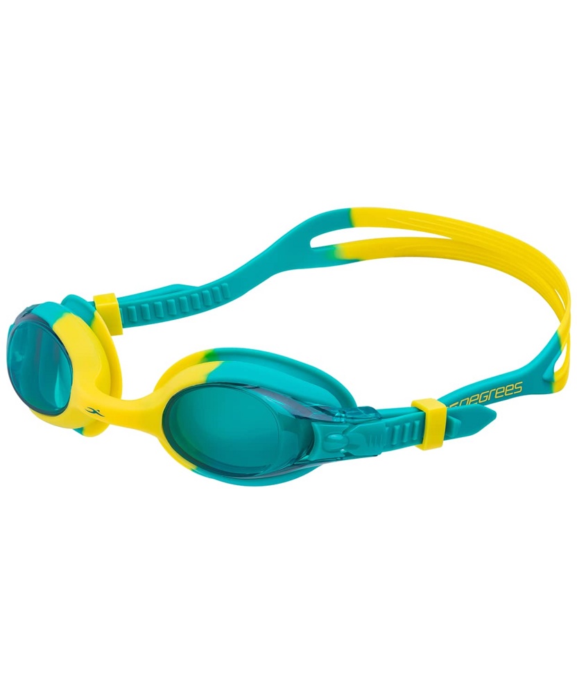 Очки для плавания 25DEGREES Linup Green/Yellow подростковые - фото