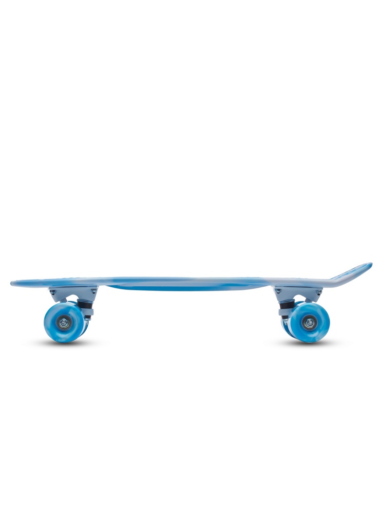 Пенни борд (скейтборд) ATEMI APB22D11 white/blue - фото4