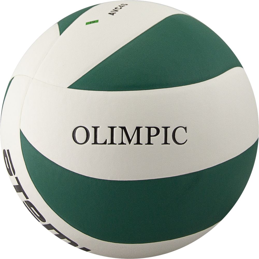 Мяч волейбольный №5 Atemi Olimpic White/green - фото2