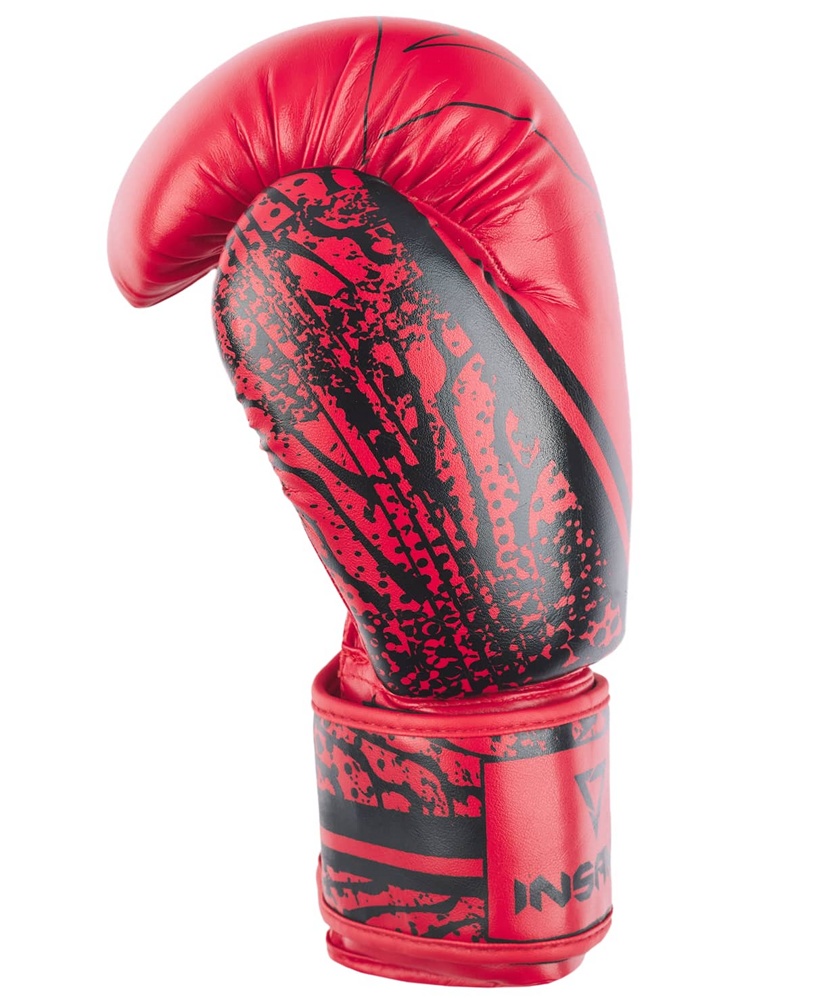 Боксерские перчатки INSANE ODIN красный 10 унц. - фото3