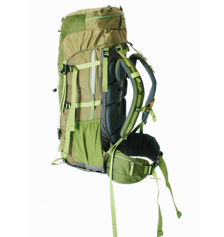 Рюкзак туристический Tramp Sigurd 60+10 (оливковый/зелёный)
