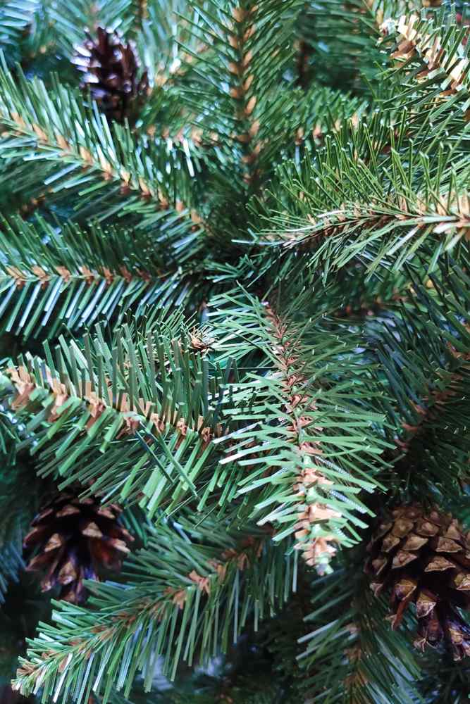 Искусственная елка Christmas Tree Ель ERIDA с шишками BX06-1842T 1,8м - фото2