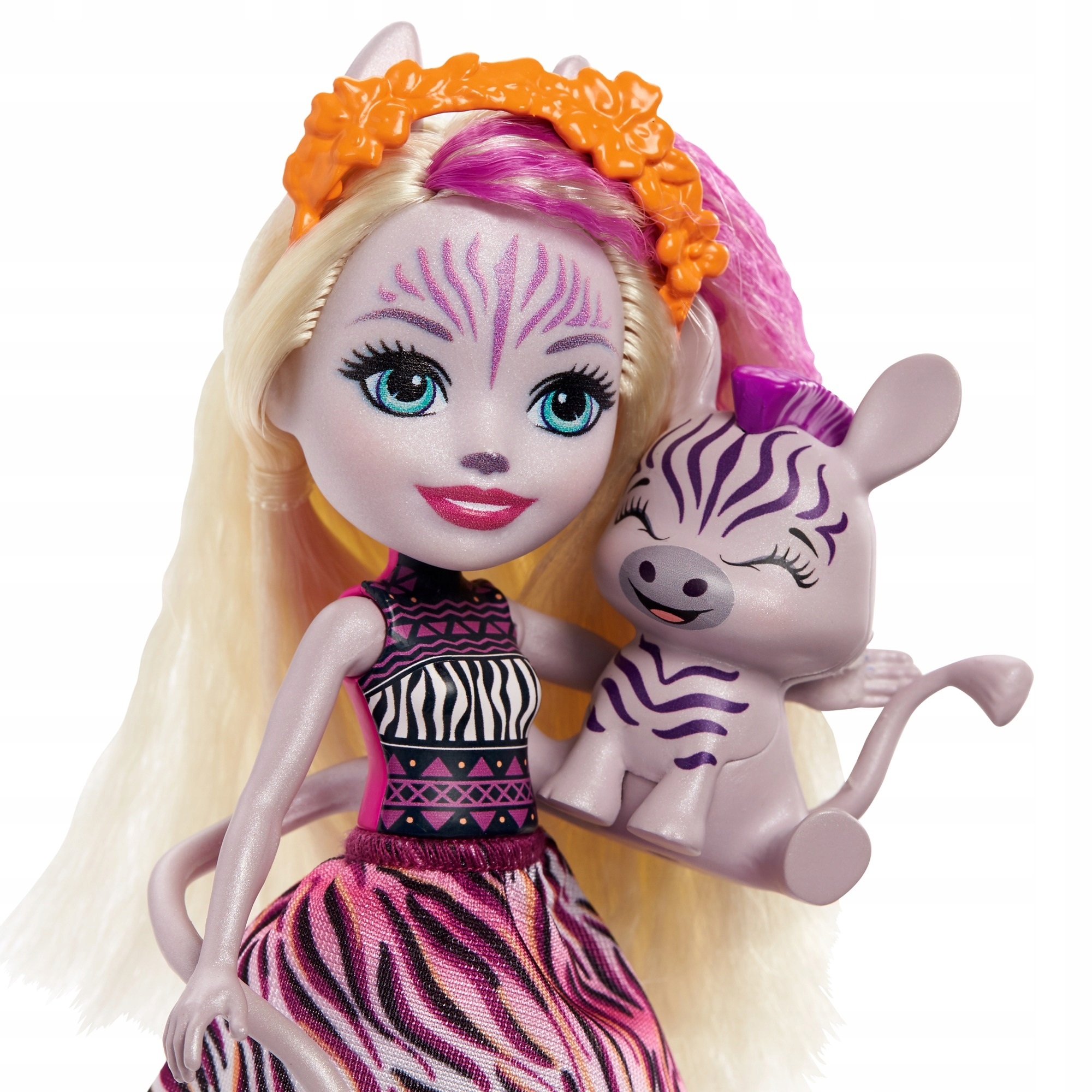Кукла Зейди Зебра с питомцем зебра Реф 15см Enchantimals Mattel GTM27 - фото2