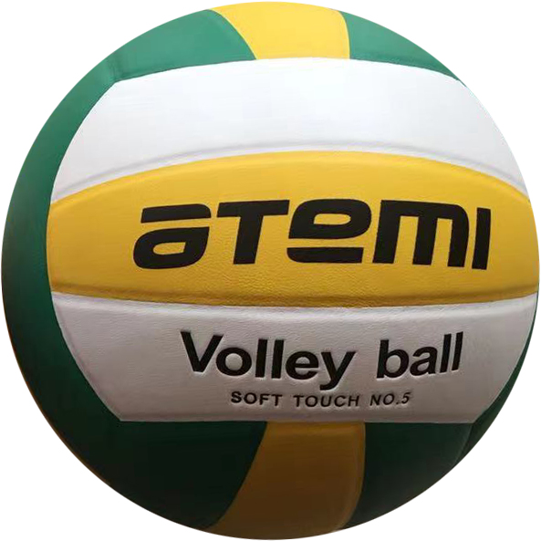 Мяч волейбольный №5 ATEMI LEADER yellow/white/green