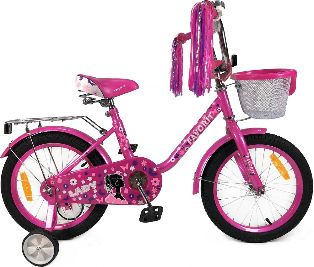 Детский велосипед Favorit Lady 18 (розовый, 2019) LAD-P18RS - фото