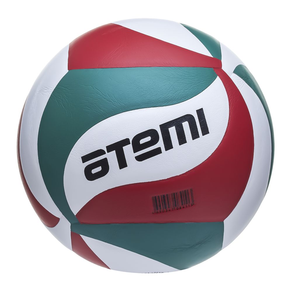 Мяч волейбольный №5 Atemi Champion green/white/red - фото3