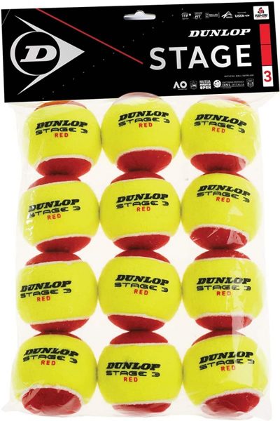 Мяч для тенниса Dunlop Stage 3 Red 12 шт 622DN601344 - фото