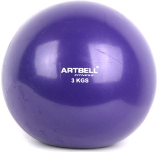 Мяч утяжеленный 3 кг (фиолетовый) Artbell GB13-3