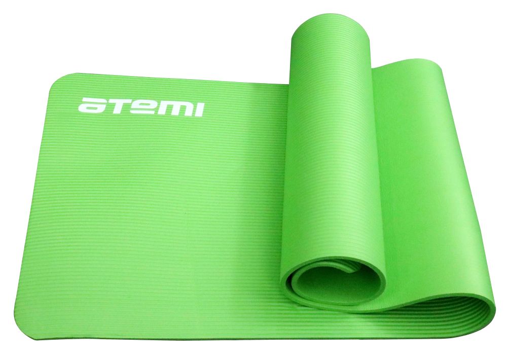 Коврик для фитнеса гимнастический ATEMI AYM05GN NBR 183x61x1,0см зеленый - фото