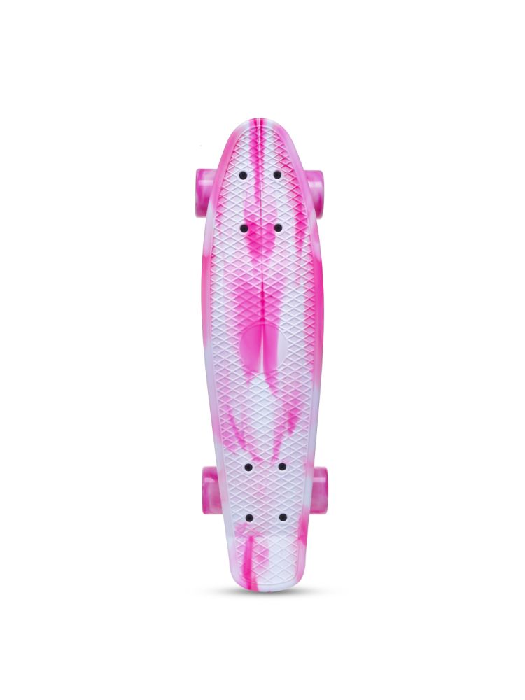 Пенни борд (скейтборд) ATEMI APB22D12 white/pink - фото