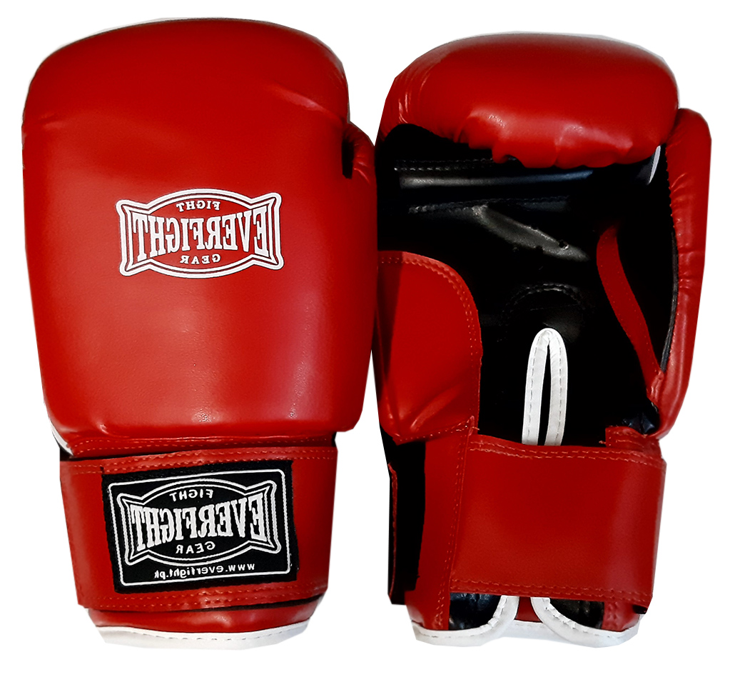 Боксерские перчатки EVERFIGHT EGB-538 HAMZA Red (6,8,10,12 унц.) - фото2
