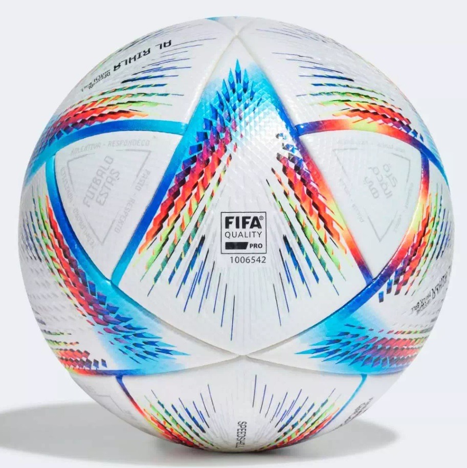 Мяч футбольный №5 Adidas Al Rihla Pro OMB 2022 Fifa - фото3