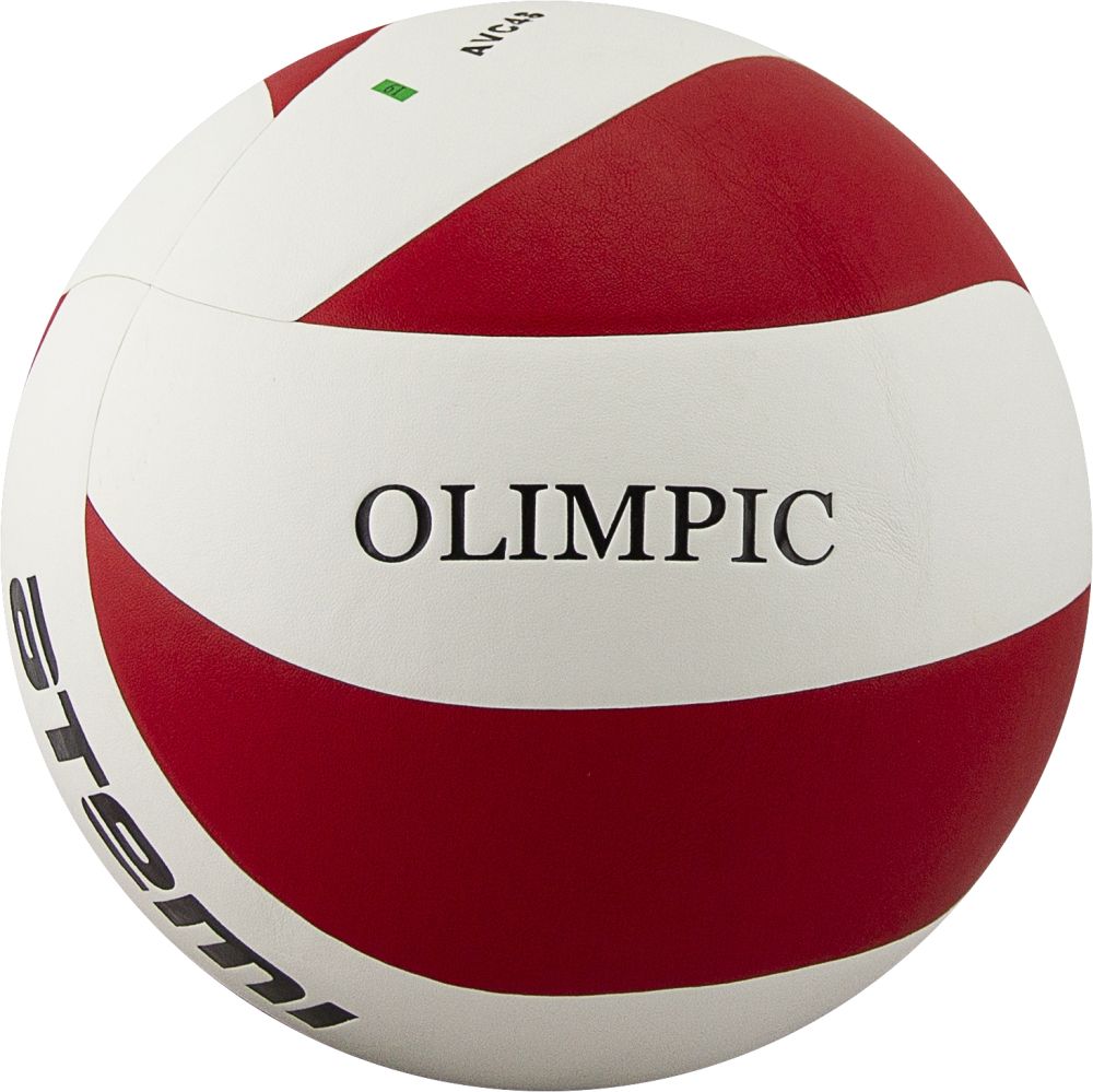 Мяч волейбольный №5 Atemi Olimpic (белый/красный) - фото2