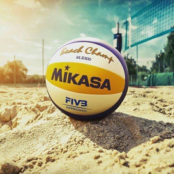 Мяч волейбольный №5 Mikasa VLS300 Beach Champ пляжный