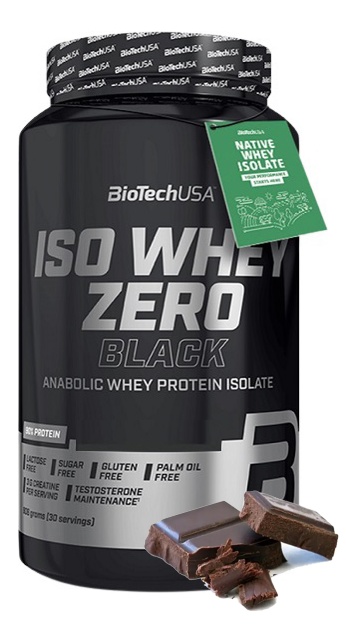 Протеин сывороточный (изолят) Iso Whey Zero BLACK Biotech USA 908г (шоколад) - фото