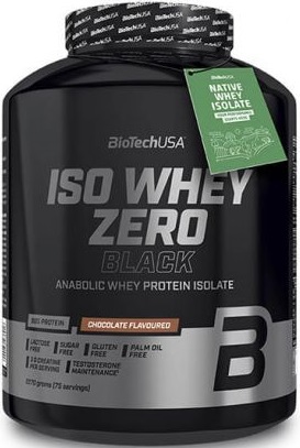 Протеин сывороточный (изолят) Iso Whey Zero BLACK Biotech USA 2270г (шоколад)